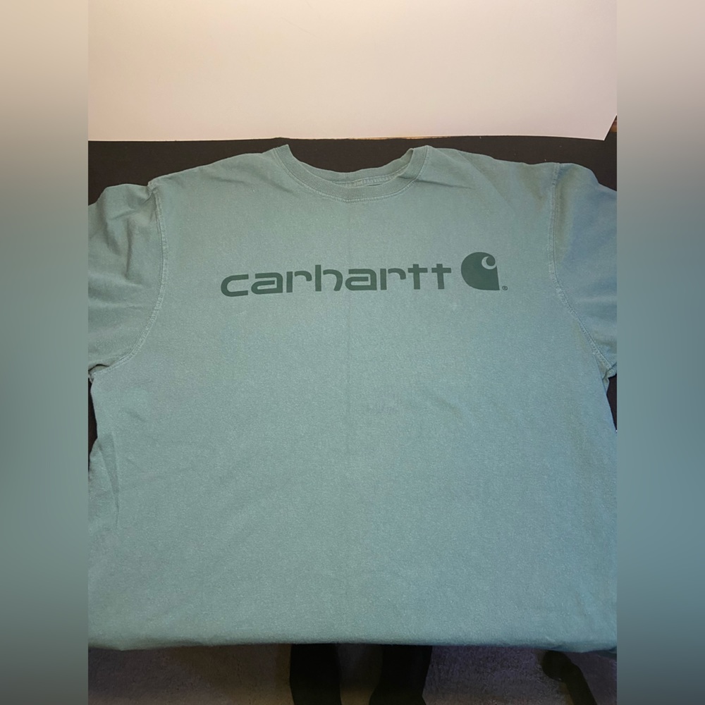 Carhartt Men's Original Fit Heavyweight Long Sleeve Men’s Large Front Logo
